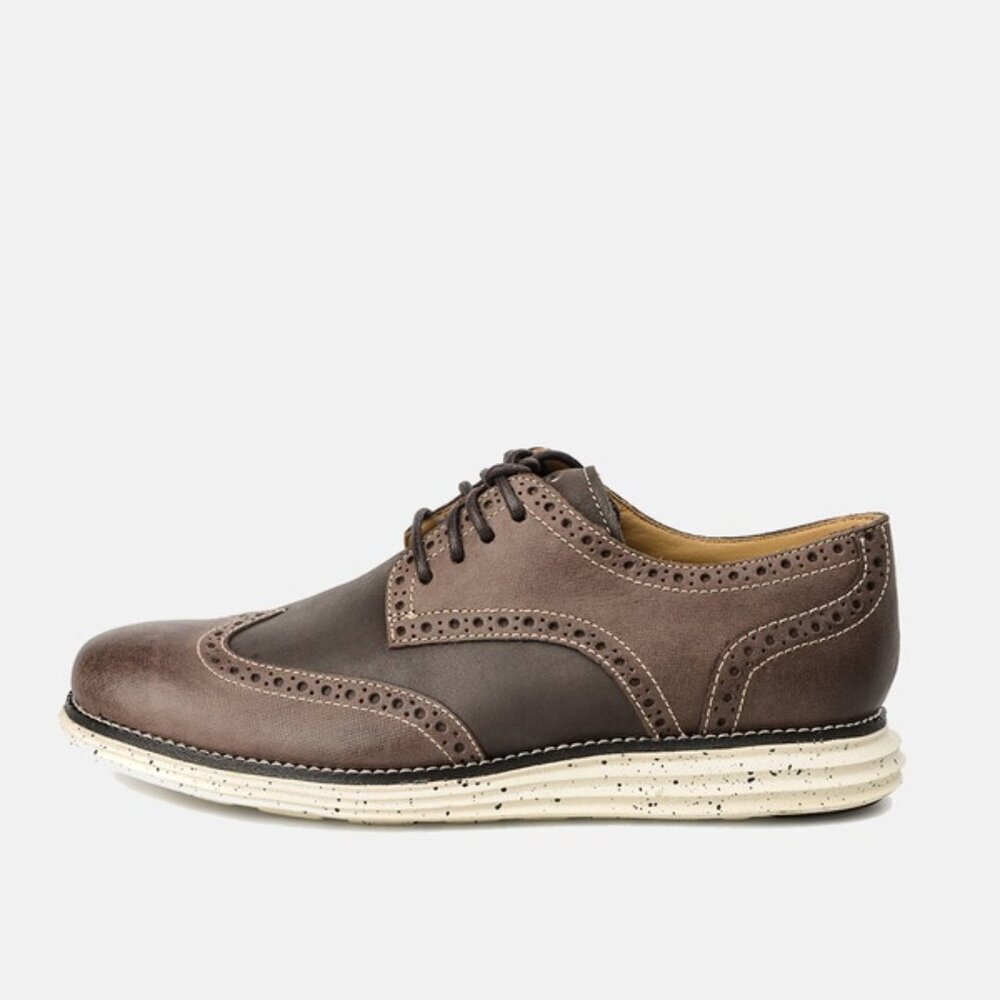 Cole Haan Lunargrand Wingtip Oxford - Chestnut - Size 11M